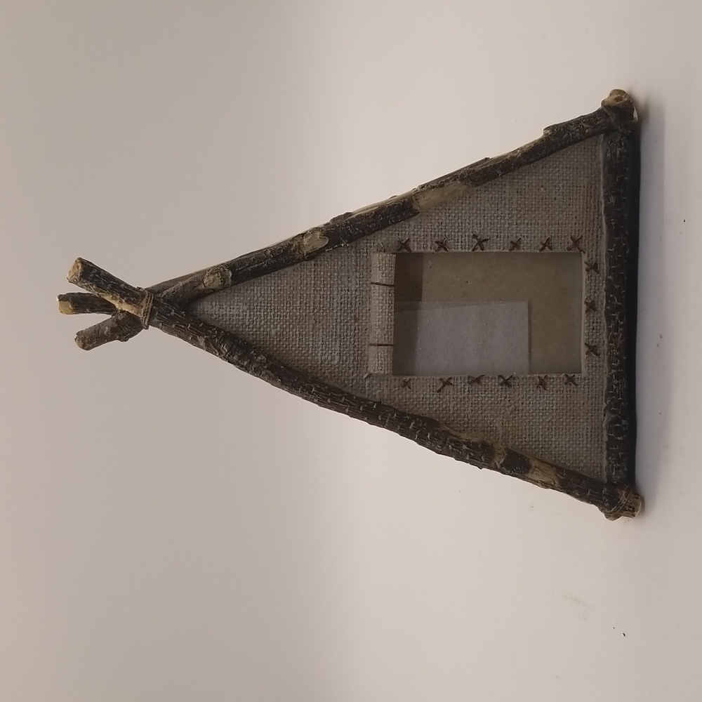 Tee Pee Shaped Picture Frame